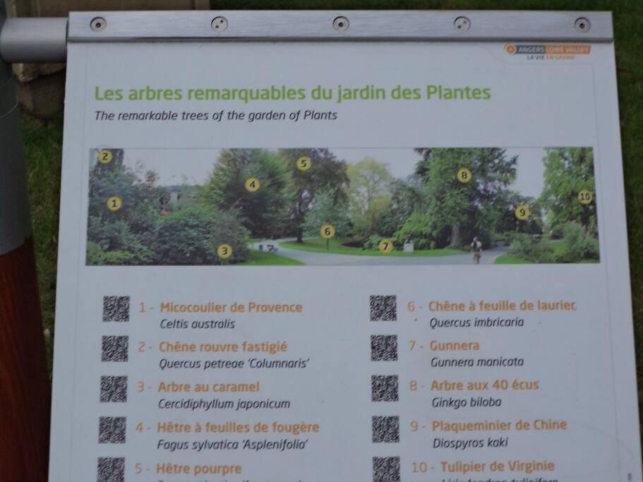 Ferienwohnung Le Grey-Jardin Des Plantes-Centre Des Congres Angers Exterior foto